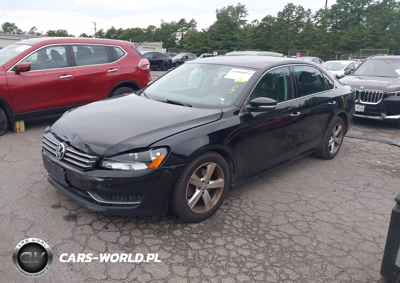 2013 Volkswagen Passat 2.5L Se VIN:1VWBP7A36DC090004 - 2