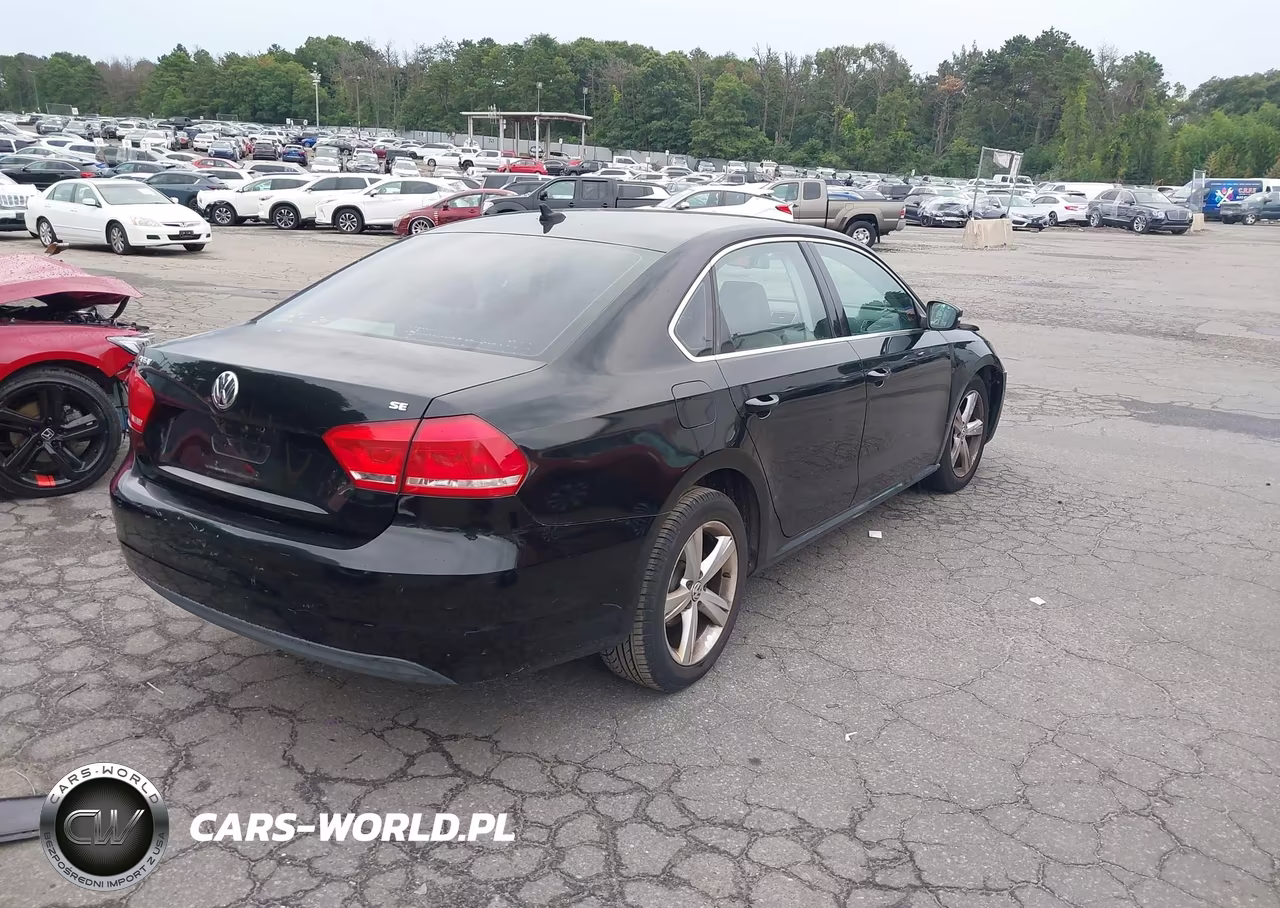 2013 Volkswagen Passat 2.5L Se VIN:1VWBP7A36DC090004 - 4