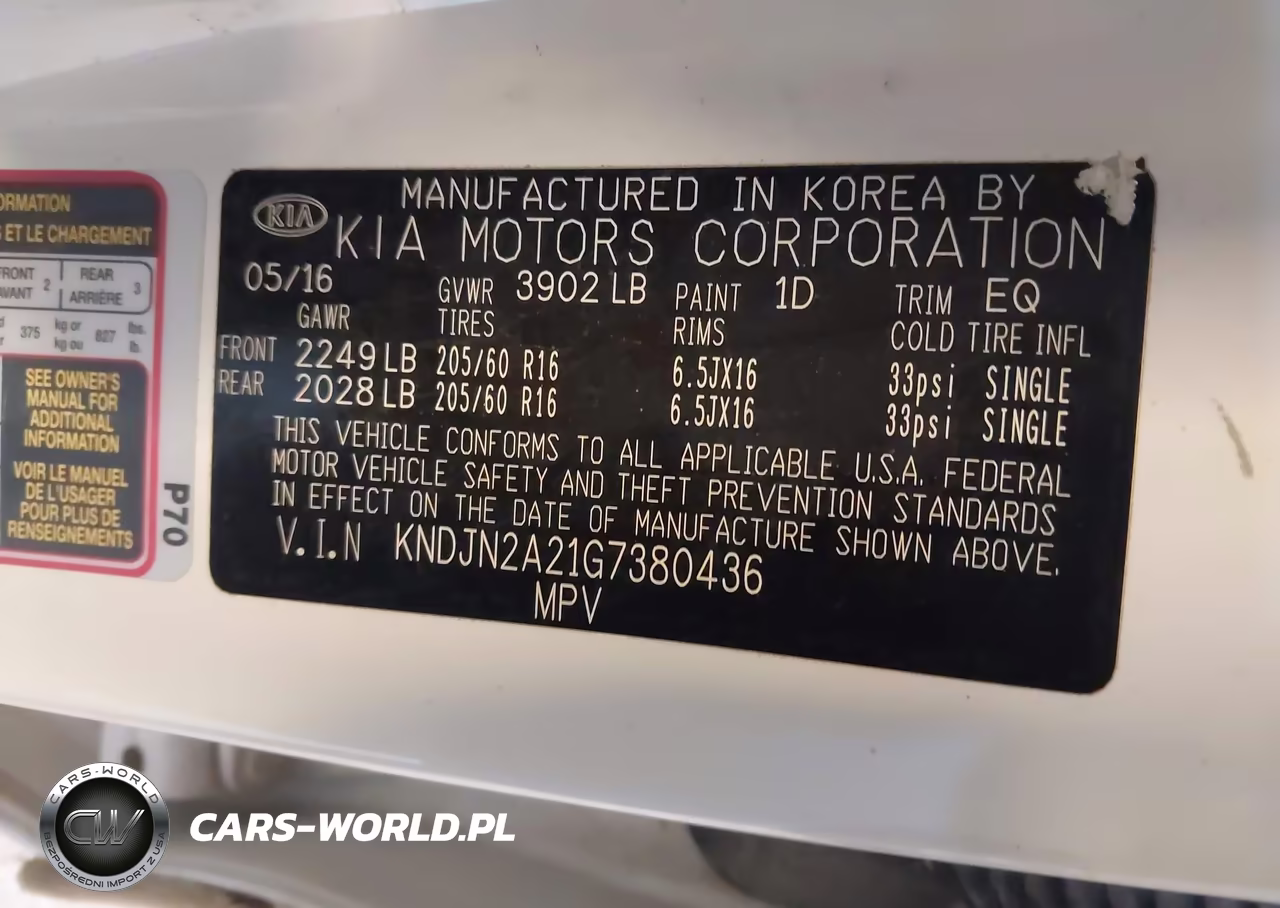 2016 Kia Soul VIN:KNDJN2A21G7380436 - 9