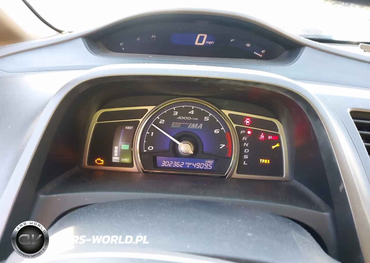 2008 Honda Civic Hybrid VIN:JHMFA36248S006786 - 7