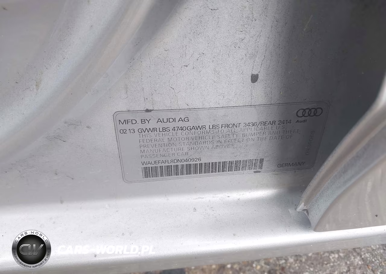 2013 Audi A4 2.0T Premium VIN:WAUEFAFL8DN040926 - 9