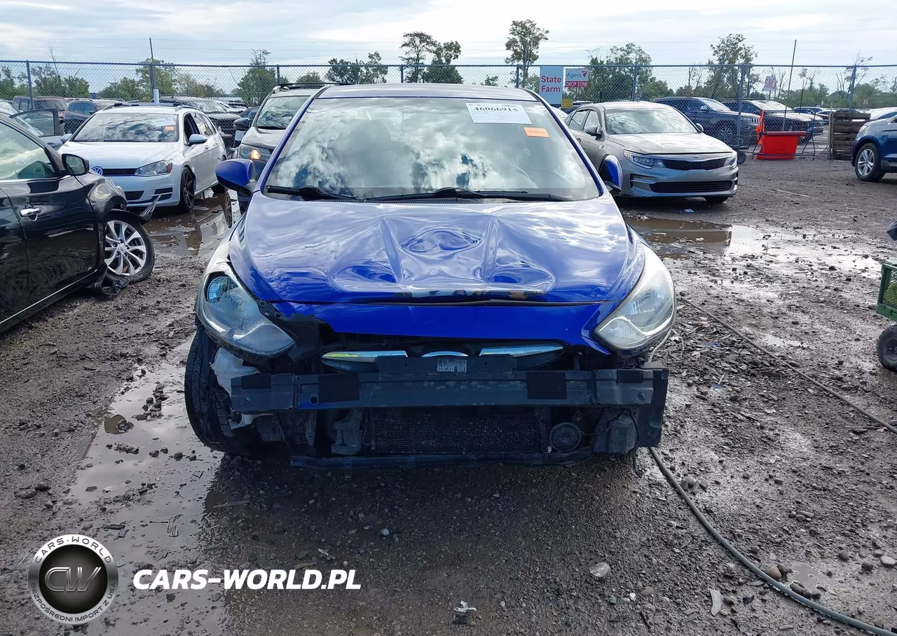 2012 Hyundai Accent Gls VIN:KMHCU4AE8CU247651 - 13