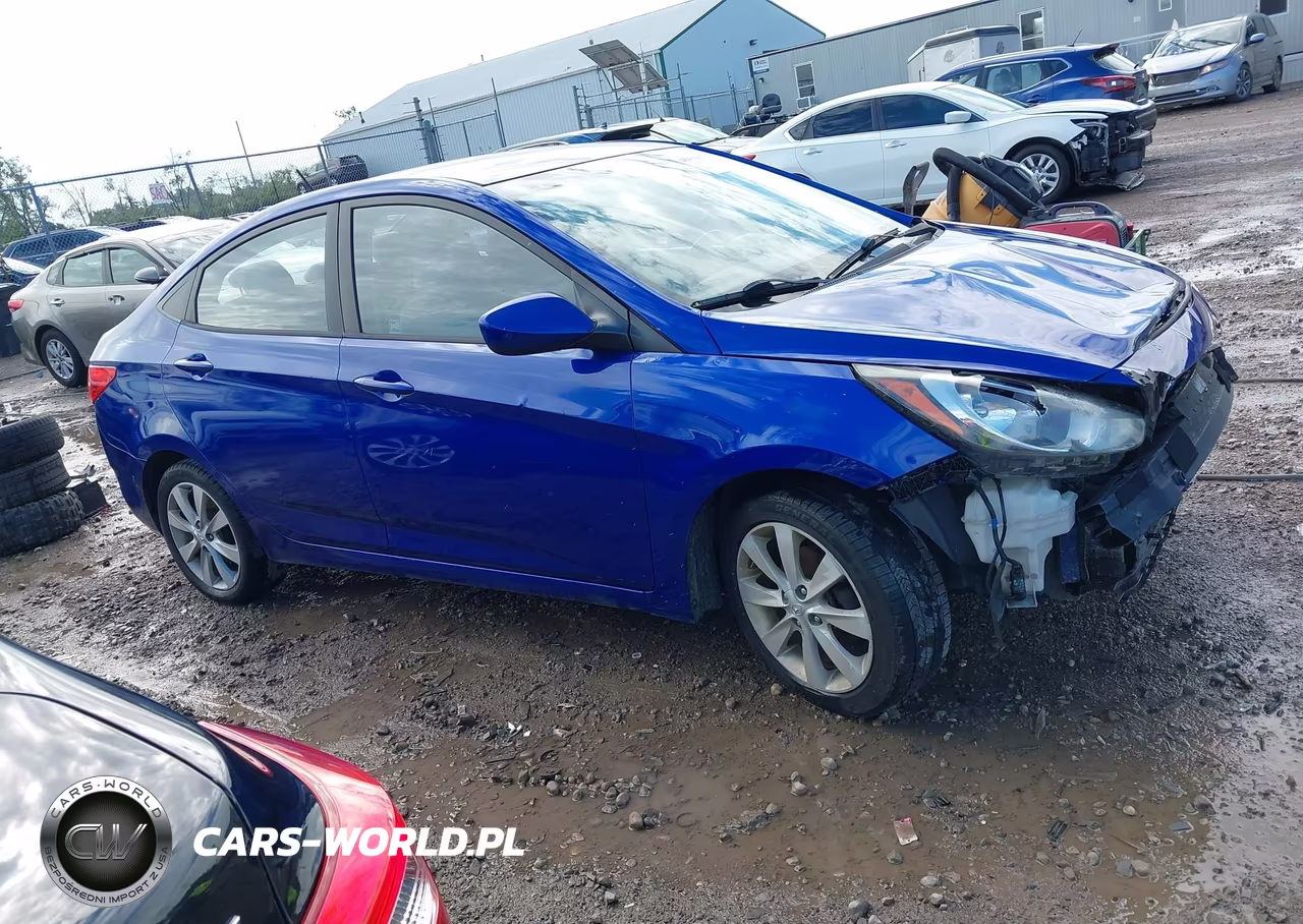 2012 Hyundai Accent Gls VIN:KMHCU4AE8CU247651 - 14