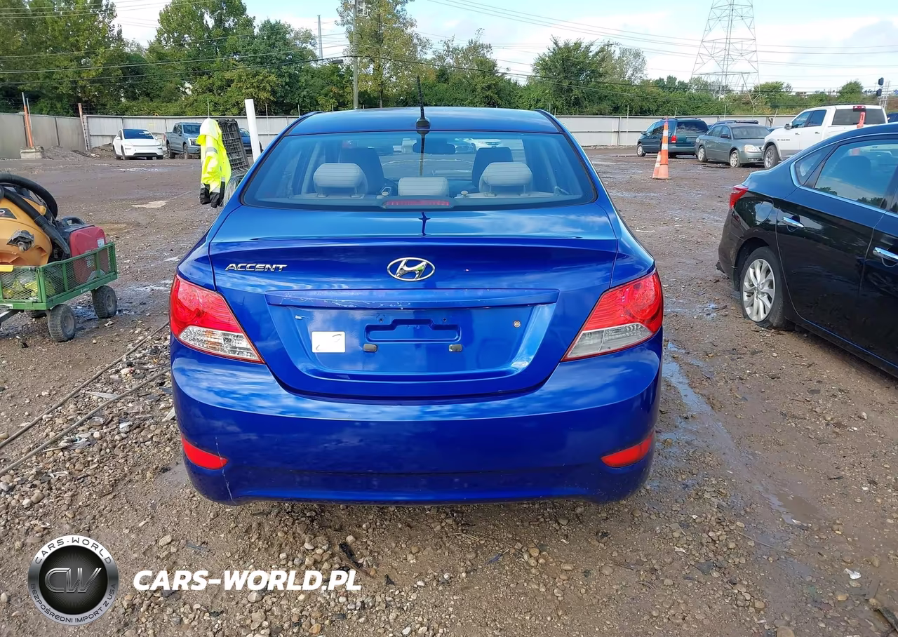 2012 Hyundai Accent Gls VIN:KMHCU4AE8CU247651 - 17