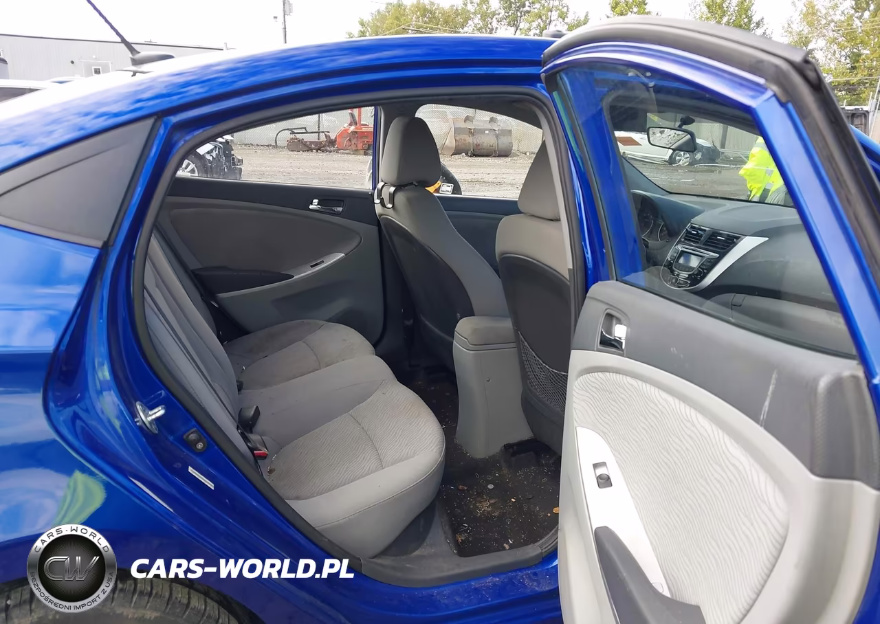 2012 Hyundai Accent Gls VIN:KMHCU4AE8CU247651 - 8