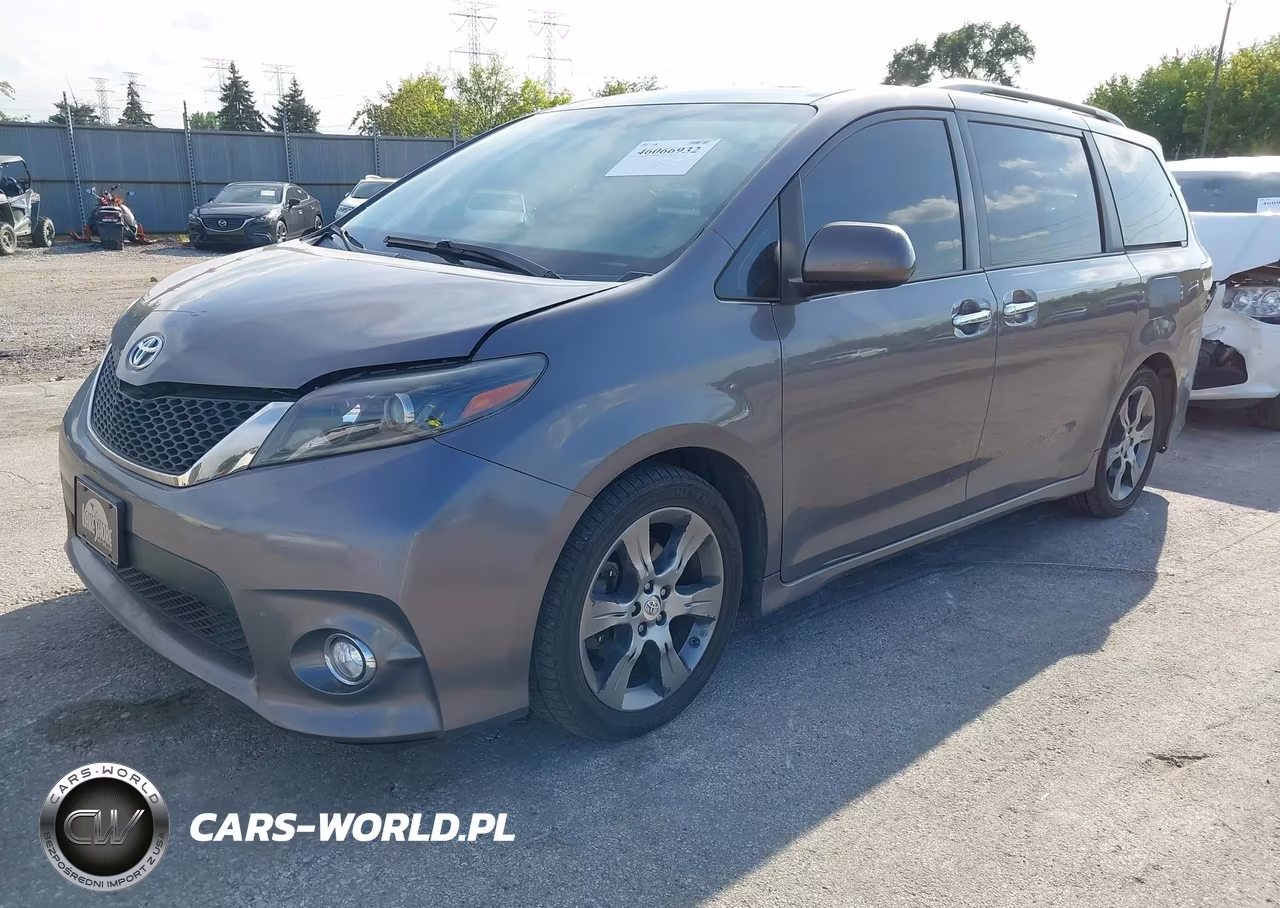 2015 Toyota Sienna Se 8 Passenger VIN:5TDXK3DC1FS527579 - 2