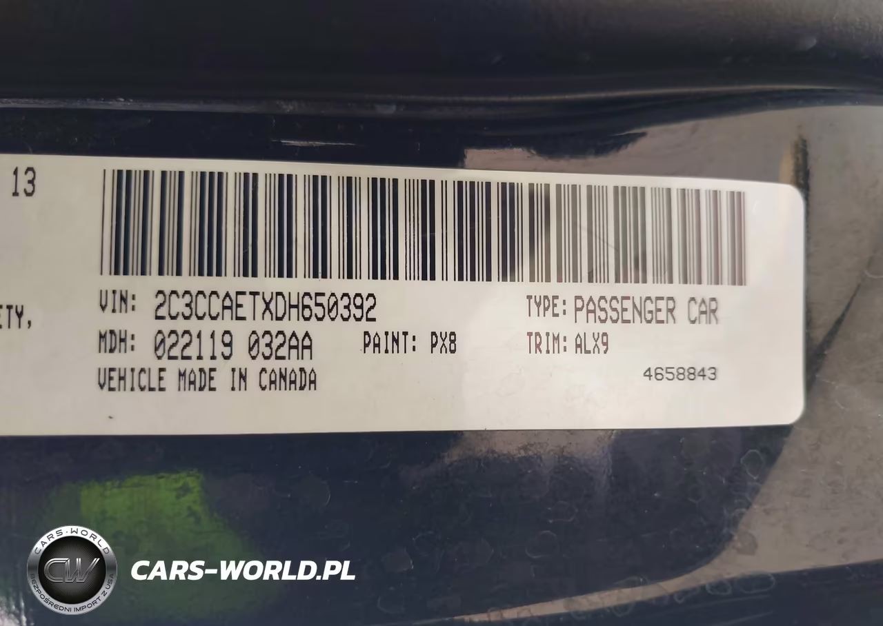2013 Chrysler 300C VIN:2C3CCAETXDH650392 - 9
