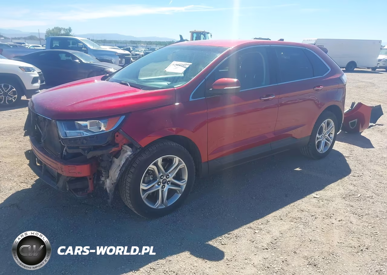 2017 Ford Edge Titanium VIN:2FMPK4K90HBC03195 - 2
