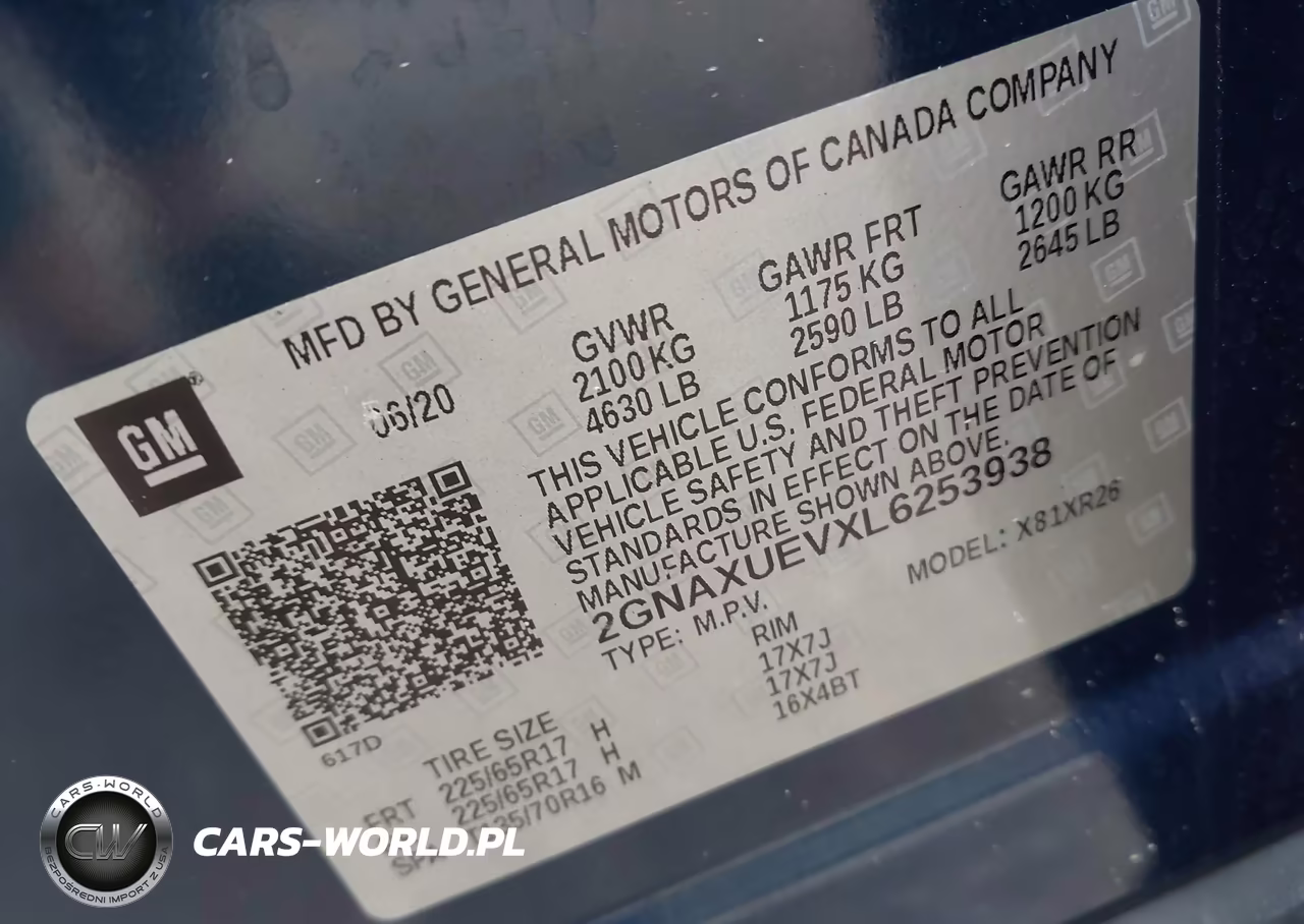 2020 Chevrolet Equinox Awd Lt 1.5L Turbo VIN:2GNAXUEVXL6253938 - 9