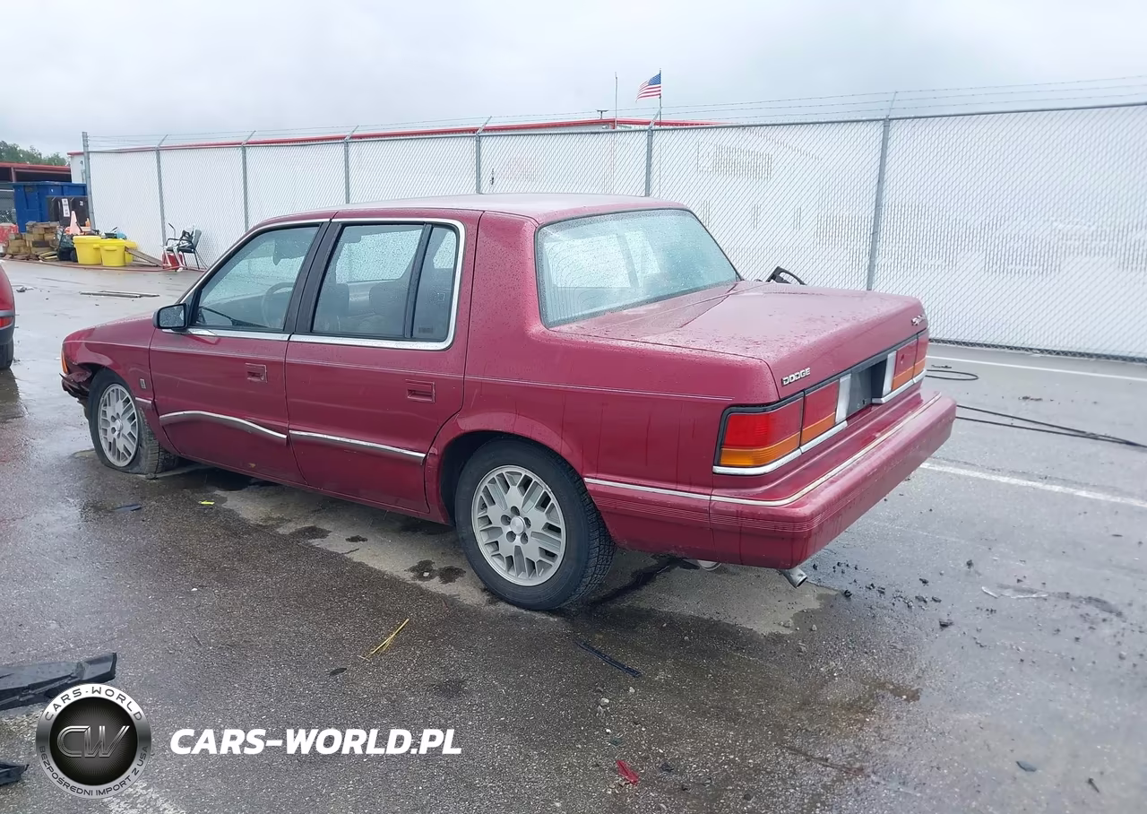 1991 Dodge Spirit VIN:1B3XA4636MF678597 - 3