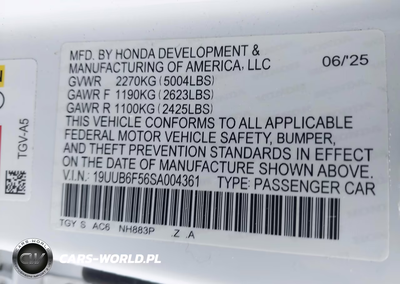 2025 Acura Tlx A-Spec Package VIN:19UUB6F56SA004361 - 9