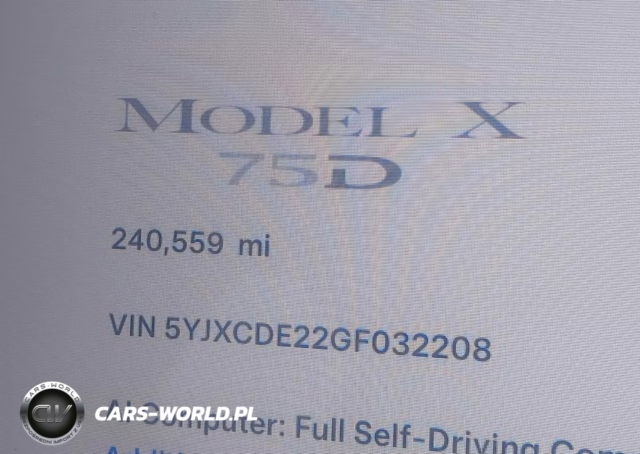 2016 Tesla Model X 60D-70D-75D-90D VIN:5YJXCDE22GF032208 - 16