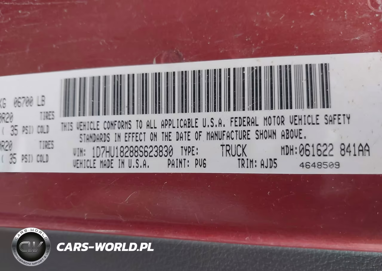 2008 Dodge Ram 1500 Slt VIN:1D7HU18288S623830 - 9
