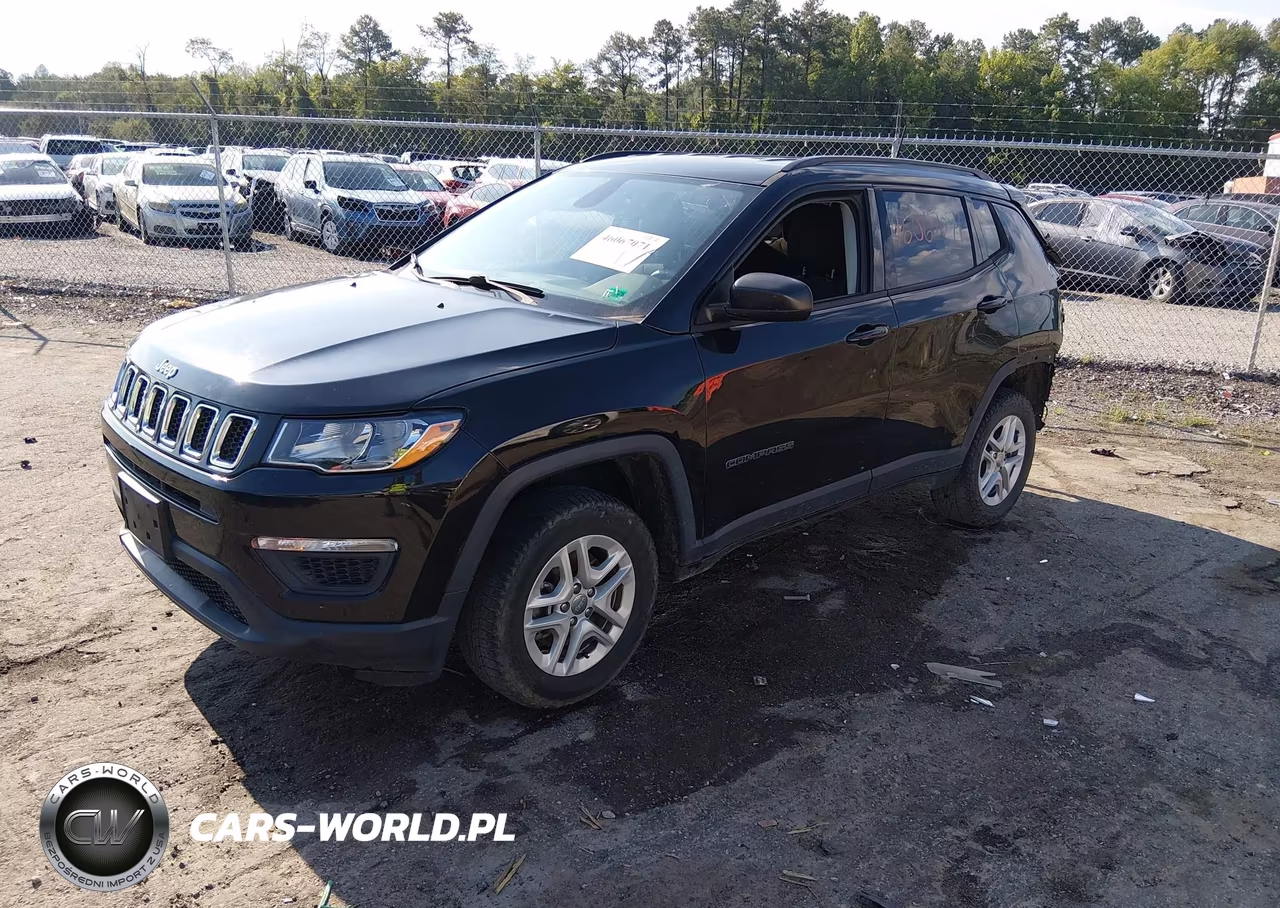 2018 Jeep Compass Sport 4X4 VIN:3C4NJDAB9JT350600 - 2
