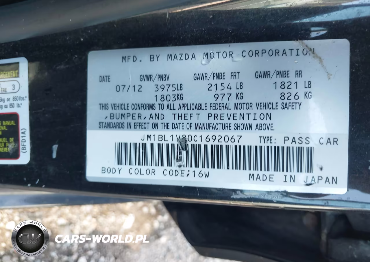 2012 Mazda Mazda3 VIN:JM1BL1V80C1692067 - 9