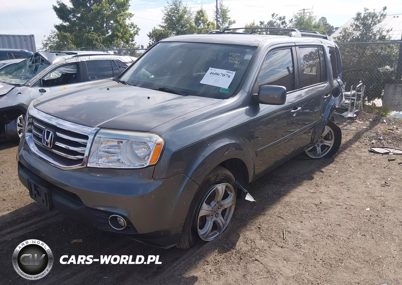 2013 Honda Pilot Ex-L VIN:5FNYF4H53DB064033 - 2