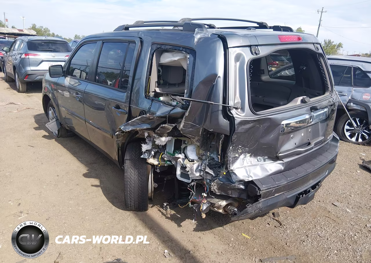 2013 Honda Pilot Ex-L VIN:5FNYF4H53DB064033 - 3