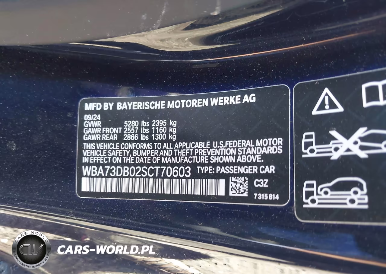 2025 BMW M440I xDrive VIN:WBA73DB02SCT70603 - 9
