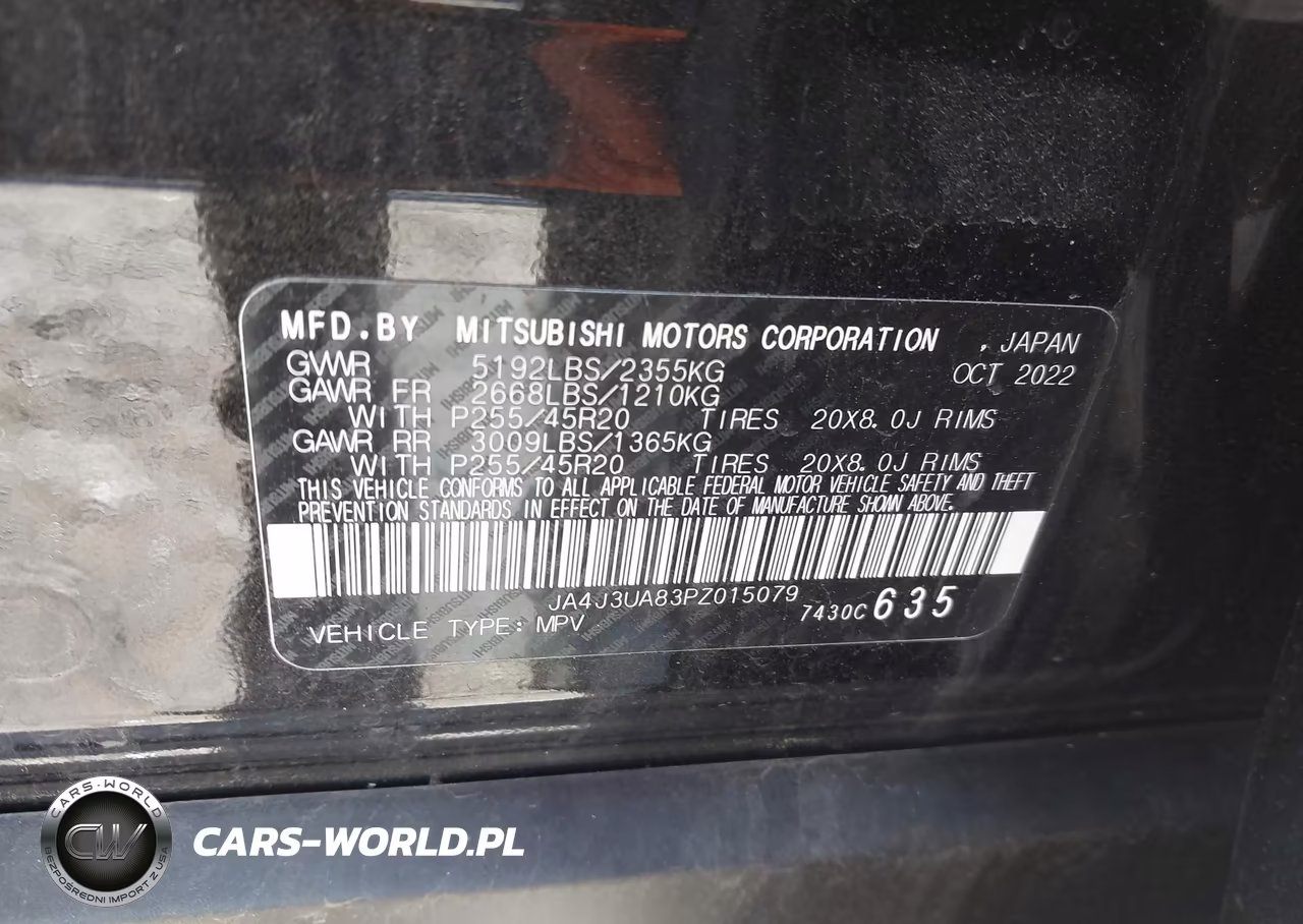 2023 Mitsubishi Outlander Se 2.5 2Wd-Se Black Edition 2Wd-Se Special Edition 2Wd VIN:JA4J3UA83PZ015079 - 9