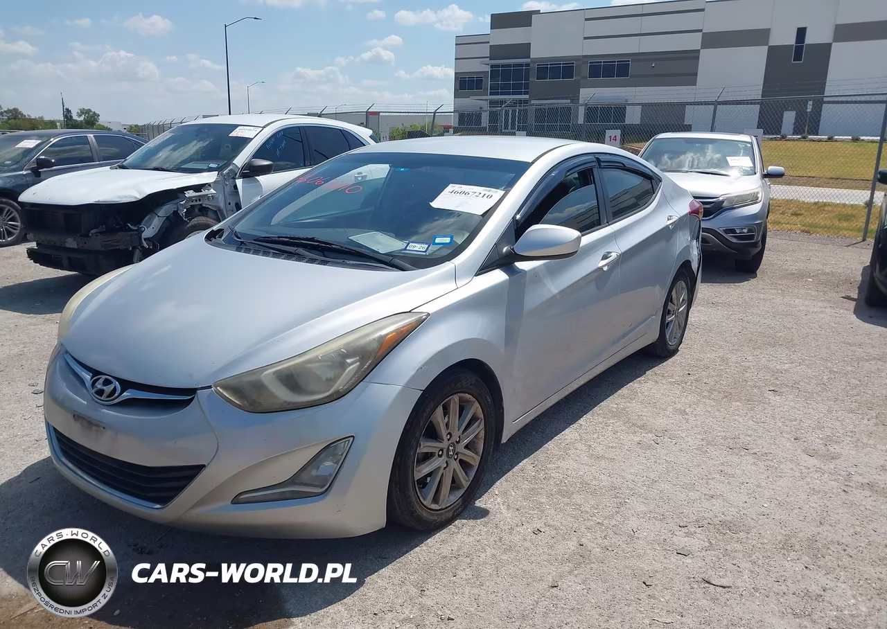 2014 Hyundai Elantra Se VIN:5NPDH4AE5EH461023 - 2