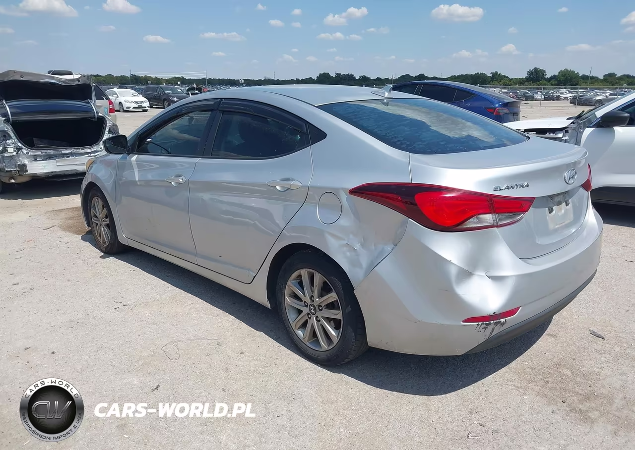 2014 Hyundai Elantra Se VIN:5NPDH4AE5EH461023 - 3
