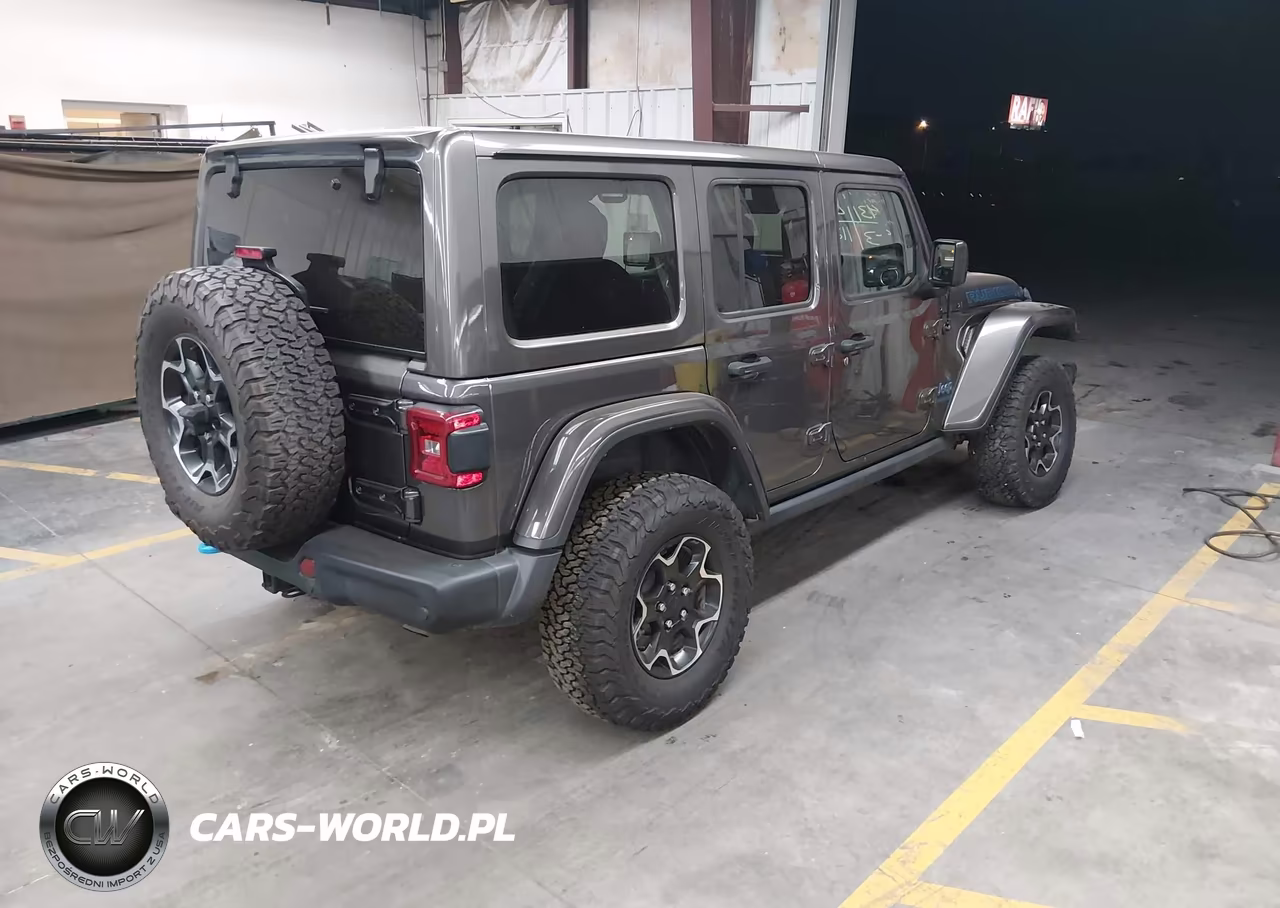 2021 Jeep Wrangler 4Xe Unlimited Rubicon 4X4 VIN:1C4JJXR61MW675554 - 4