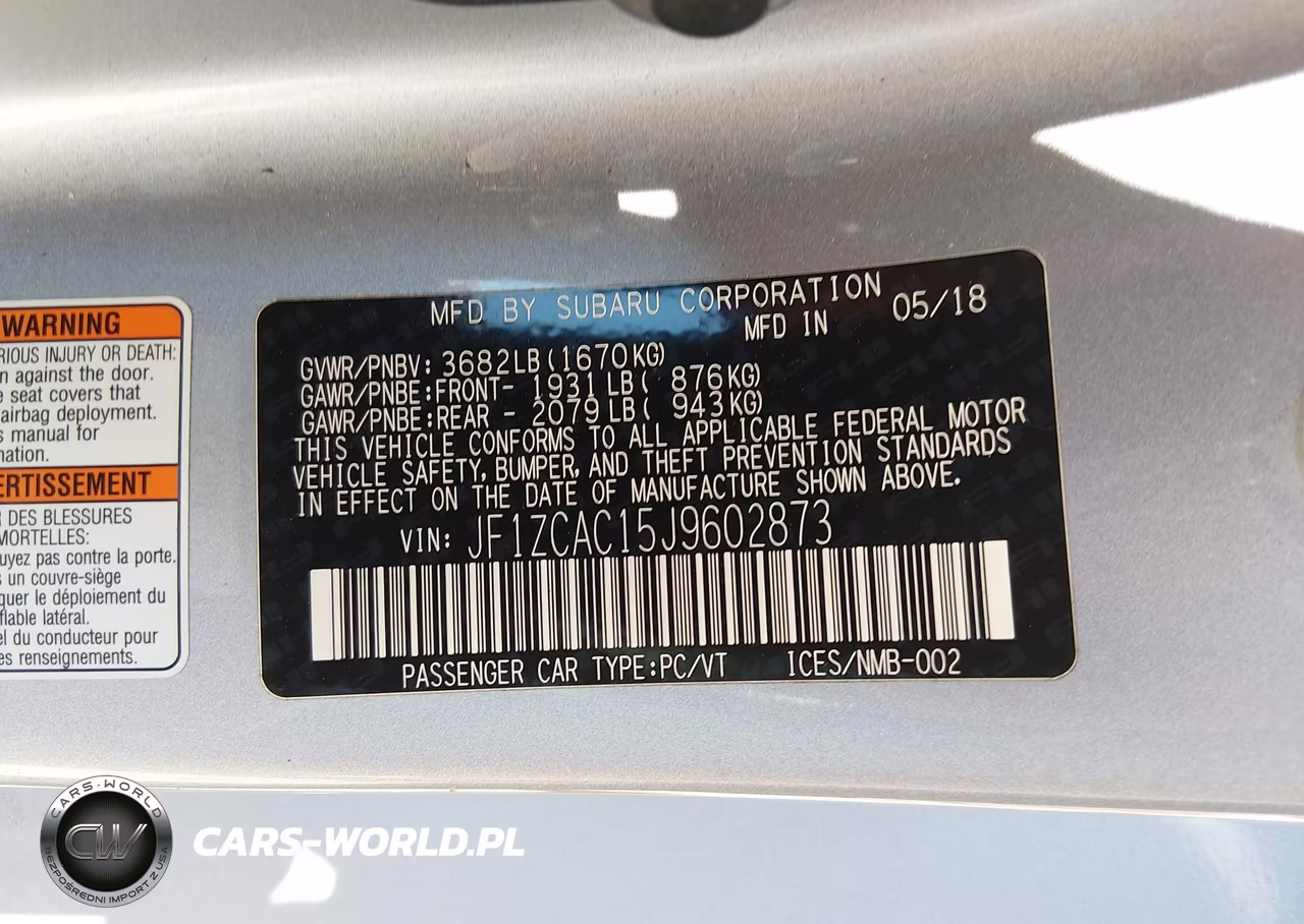 2018 Subaru Brz Limited VIN:JF1ZCAC15J9602873 - 9