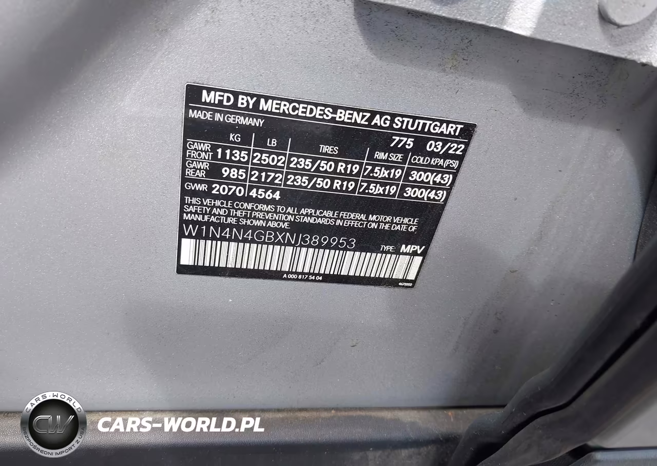 2022 Mercedes-Benz Gla 250 VIN:W1N4N4GBXNJ389953 - 9