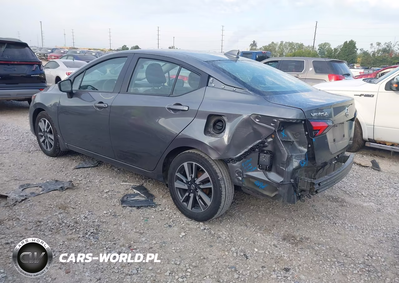 2021 Nissan Versa Sv Xtronic Cvt VIN:3N1CN8EV9ML825614 - 3