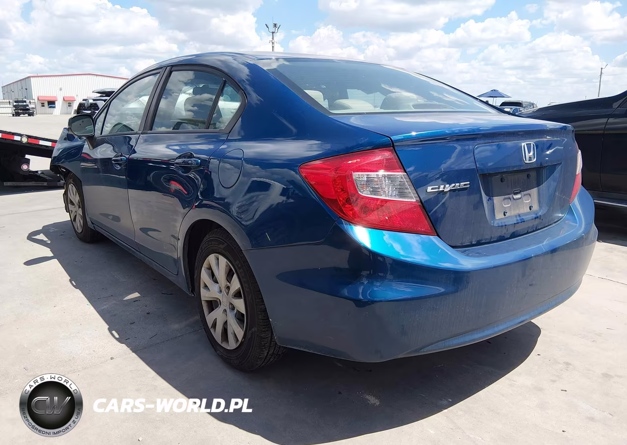 2012 Honda Civic Lx VIN:2HGFB2F59CH581566 - 3