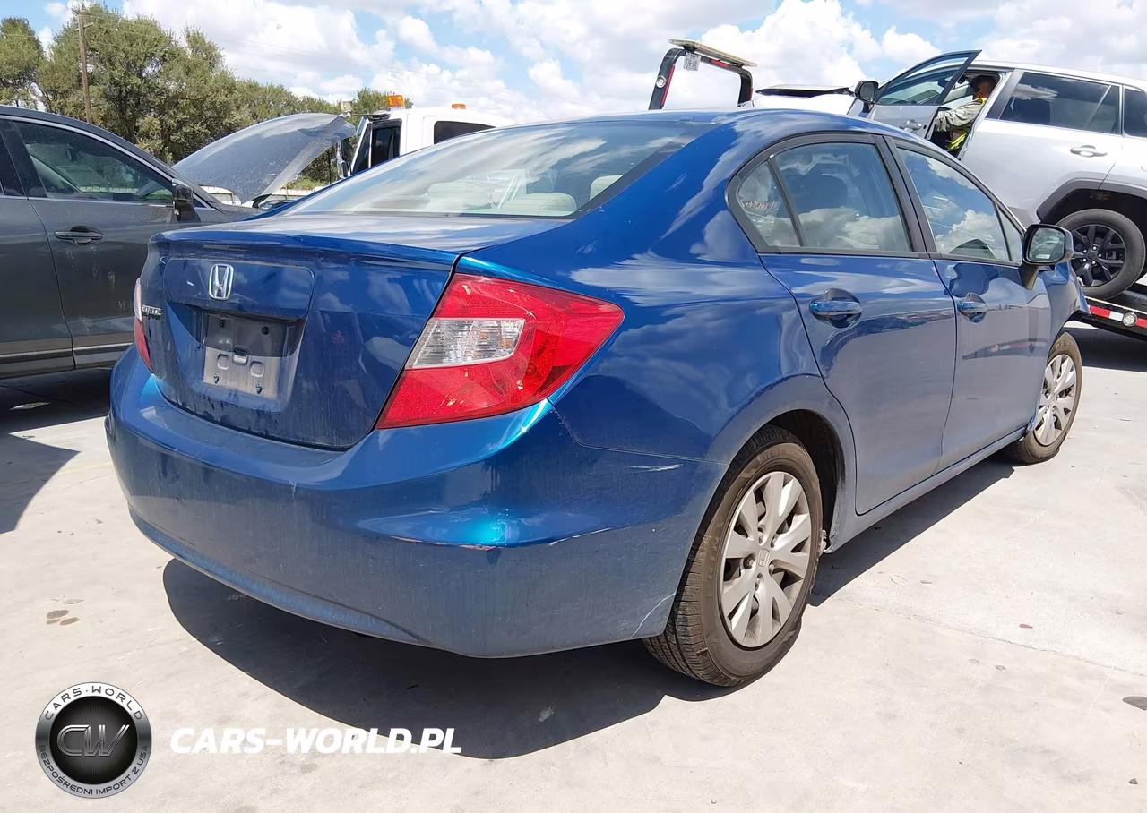 2012 Honda Civic Lx VIN:2HGFB2F59CH581566 - 4