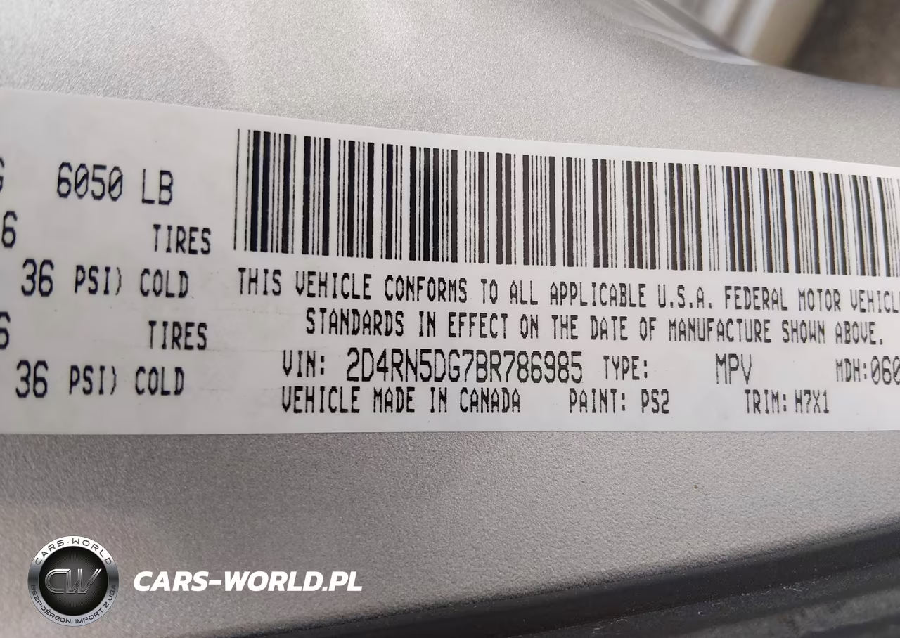 2011 Dodge Grand Caravan Crew VIN:2D4RN5DG7BR786985 - 9