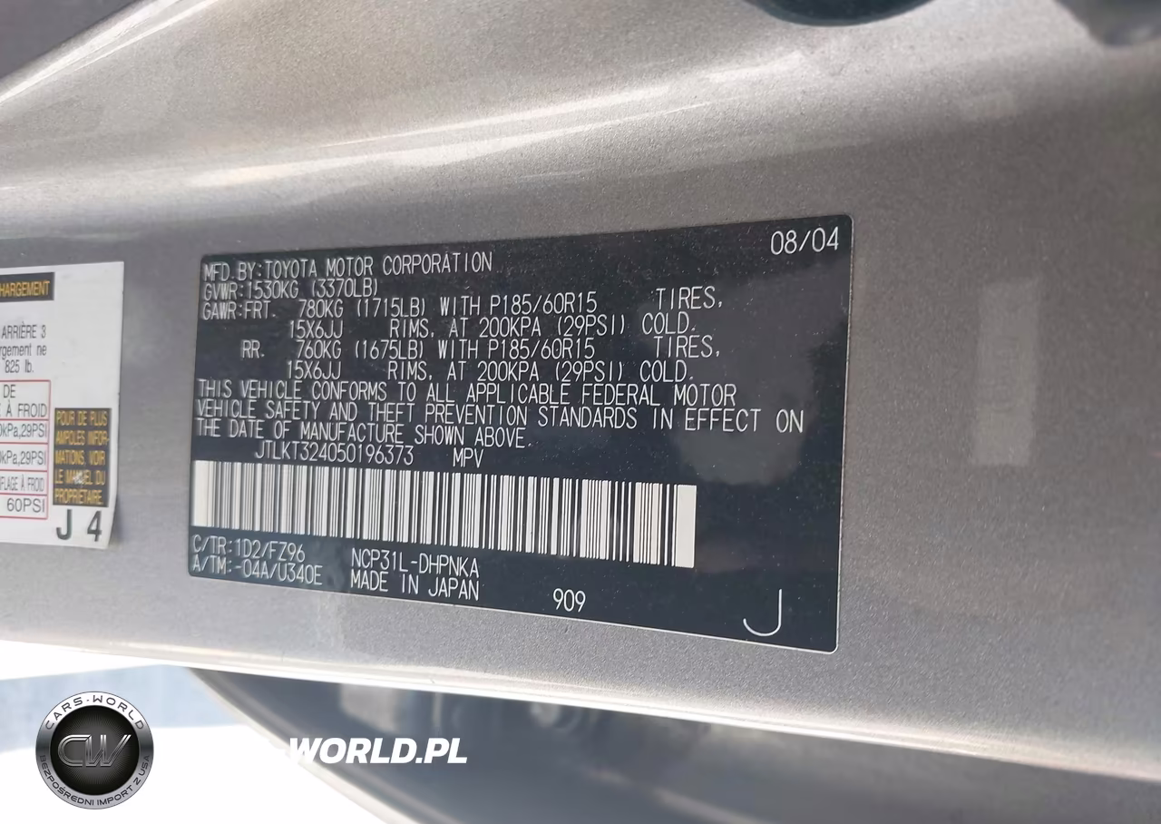 2005 Scion Xb VIN:JTLKT324050196373 - 9