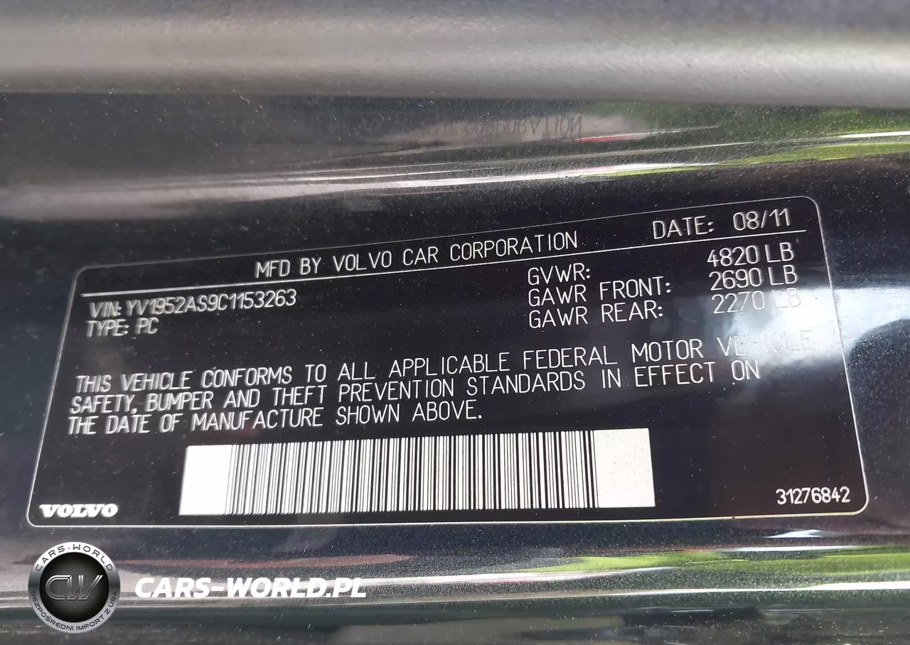 2012 Volvo S80 3.2-3.2 Platinum-3.2 Premier Plus VIN:YV1952AS9C1153263 - 9