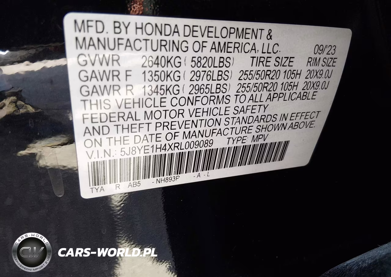 2024 Acura Mdx Technology Package VIN:5J8YE1H4XRL009089 - 9