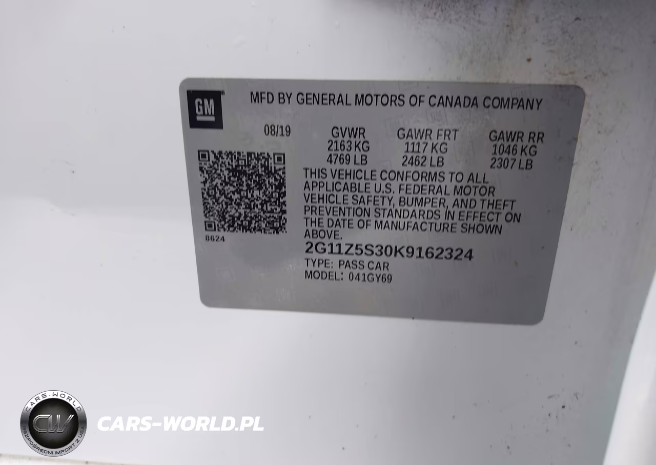 2019 Chevrolet Impala Lt VIN:2G11Z5S30K9162324 - 9