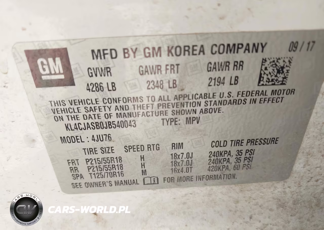 2018 Buick Encore Preferred VIN:KL4CJASB0JB540043 - 9