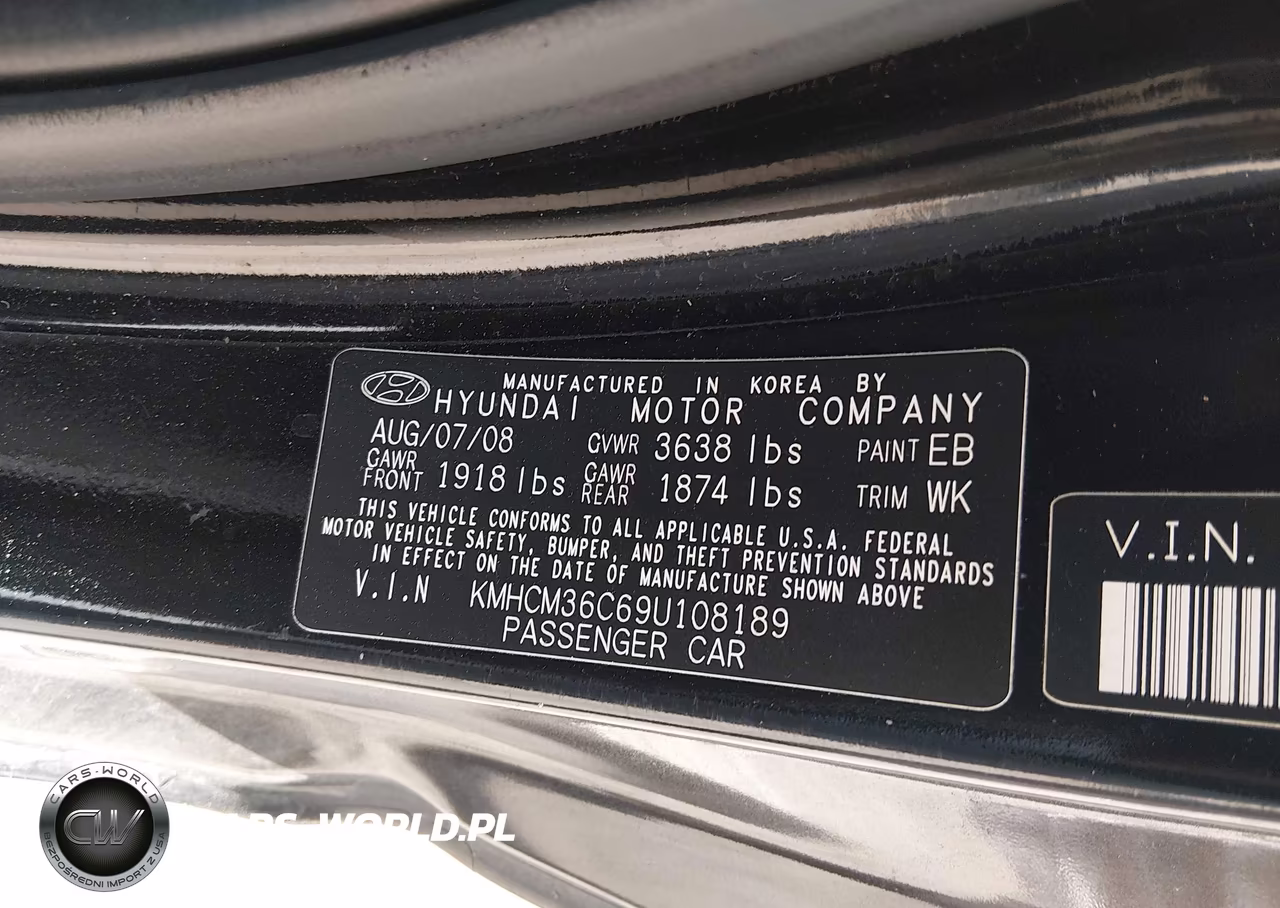 2009 Hyundai Accent Gs VIN:KMHCM36C69U108189 - 9