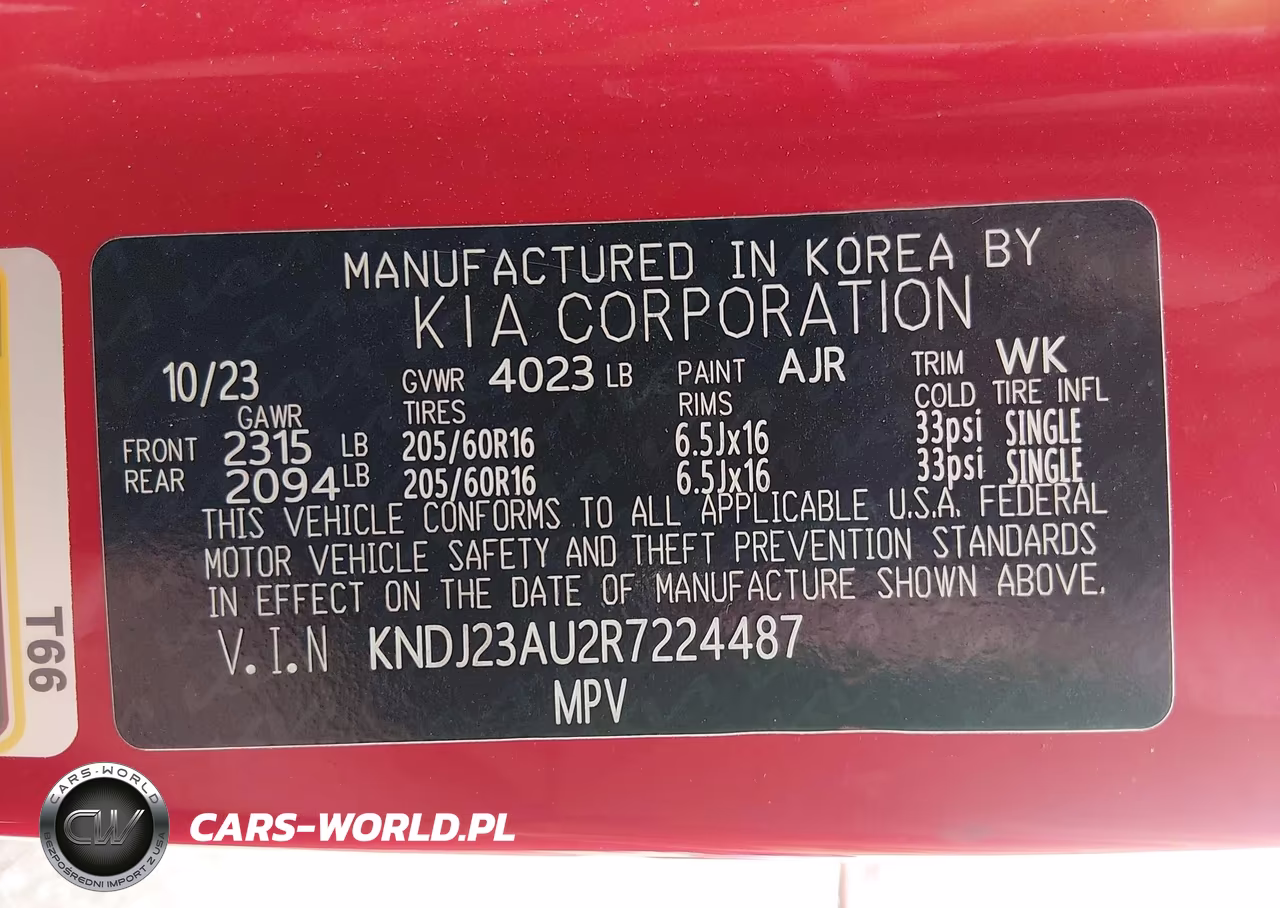 2024 Kia Soul Lx VIN:KNDJ23AU2R7224487 - 9