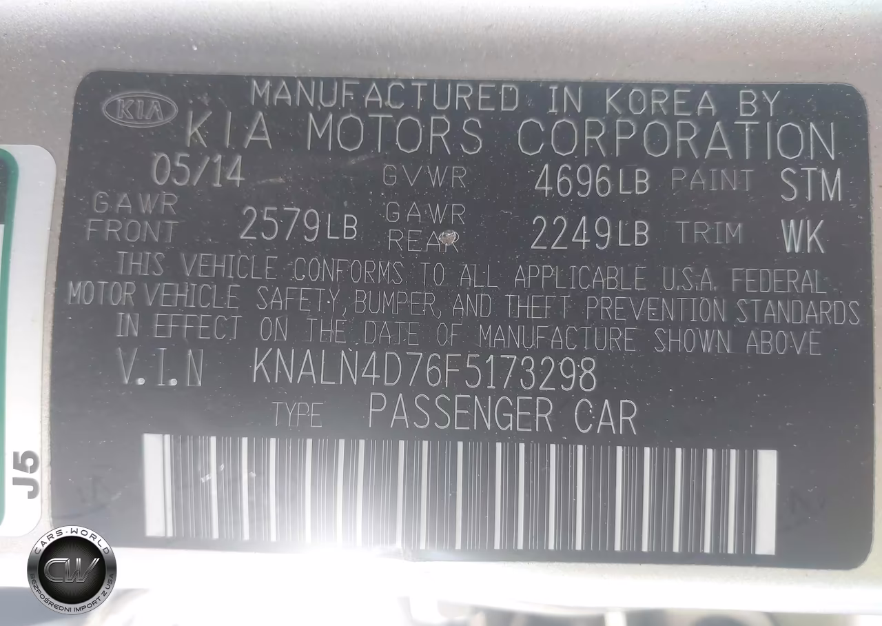 2015 Kia Cadenza Premium VIN:KNALN4D76F5173298 - 9