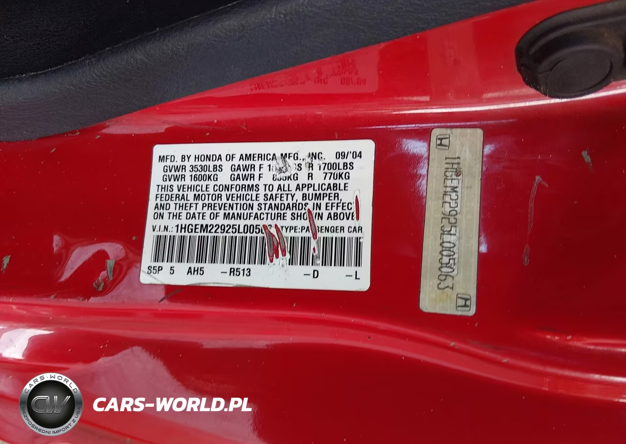 2005 Honda Civic Ex VIN:1HGEM22925L005063 - 9