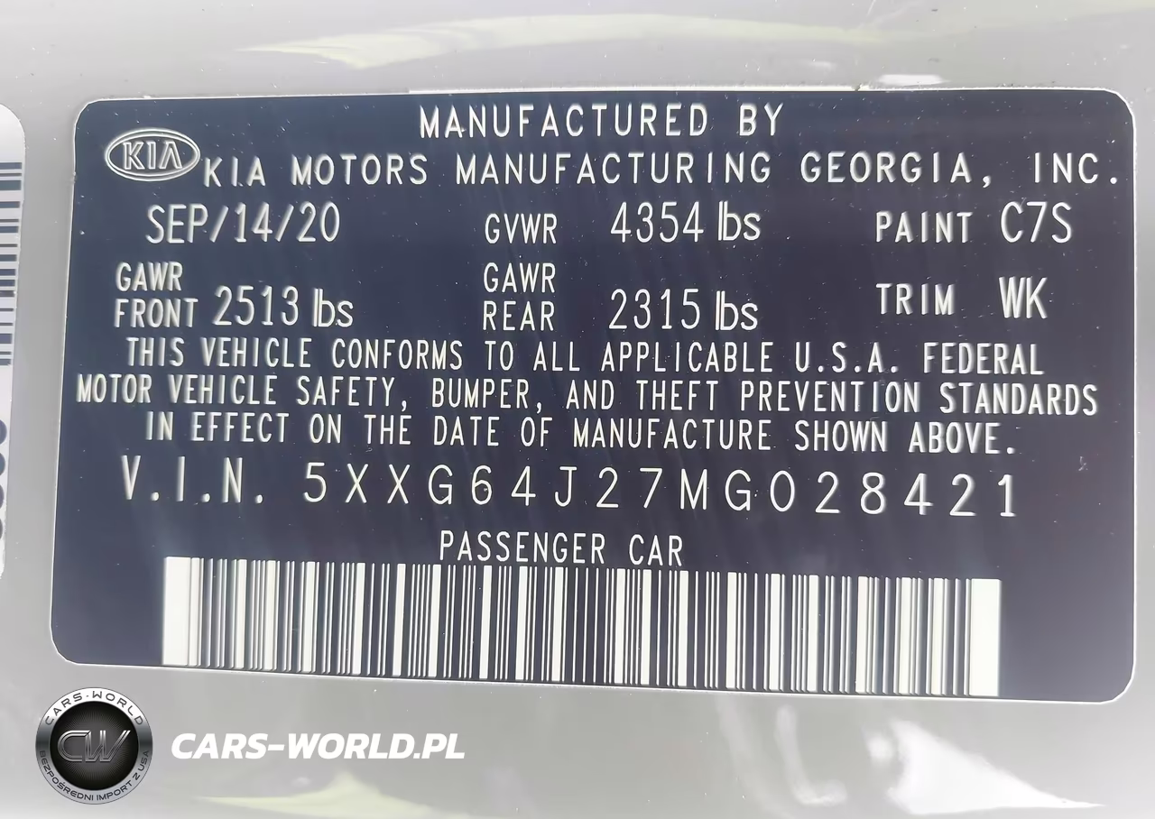 2021 Kia K5 Gt-Line VIN:5XXG64J27MG028421 - 9