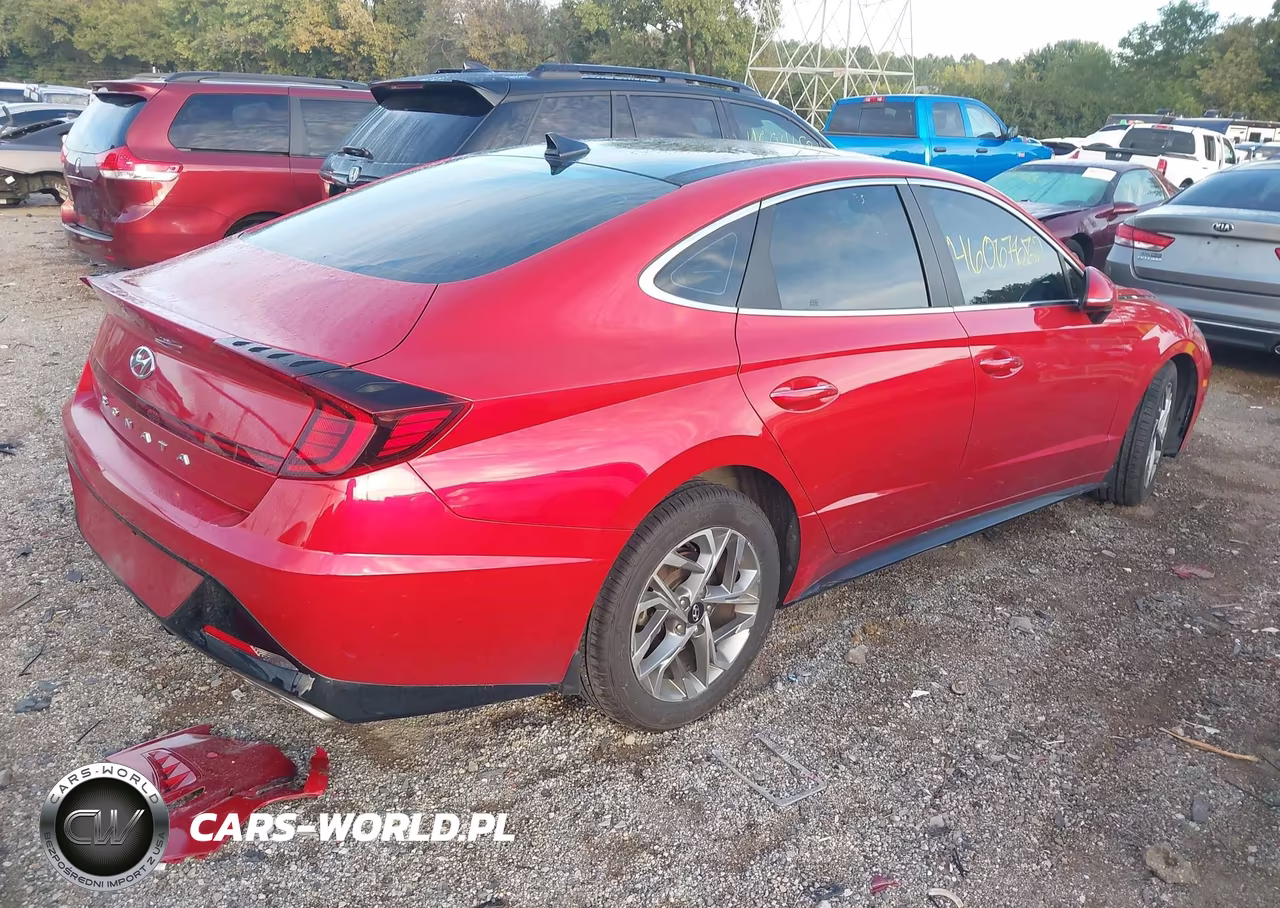 2021 Hyundai Sonata Sel VIN:5NPEF4JA0MH096949 - 4