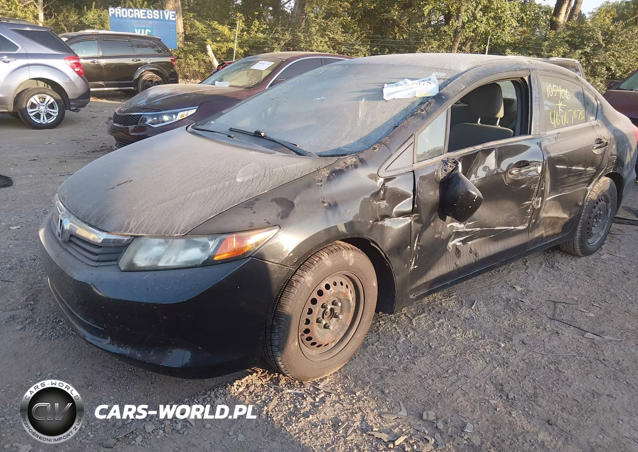 2012 Honda Civic Lx VIN:19XFB2F55CE105406 - 2