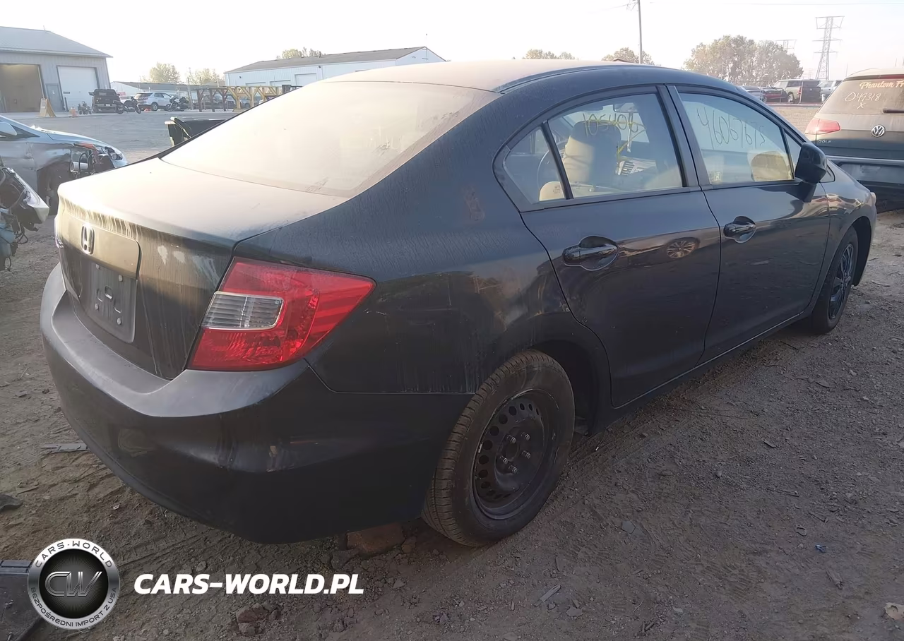 2012 Honda Civic Lx VIN:19XFB2F55CE105406 - 4