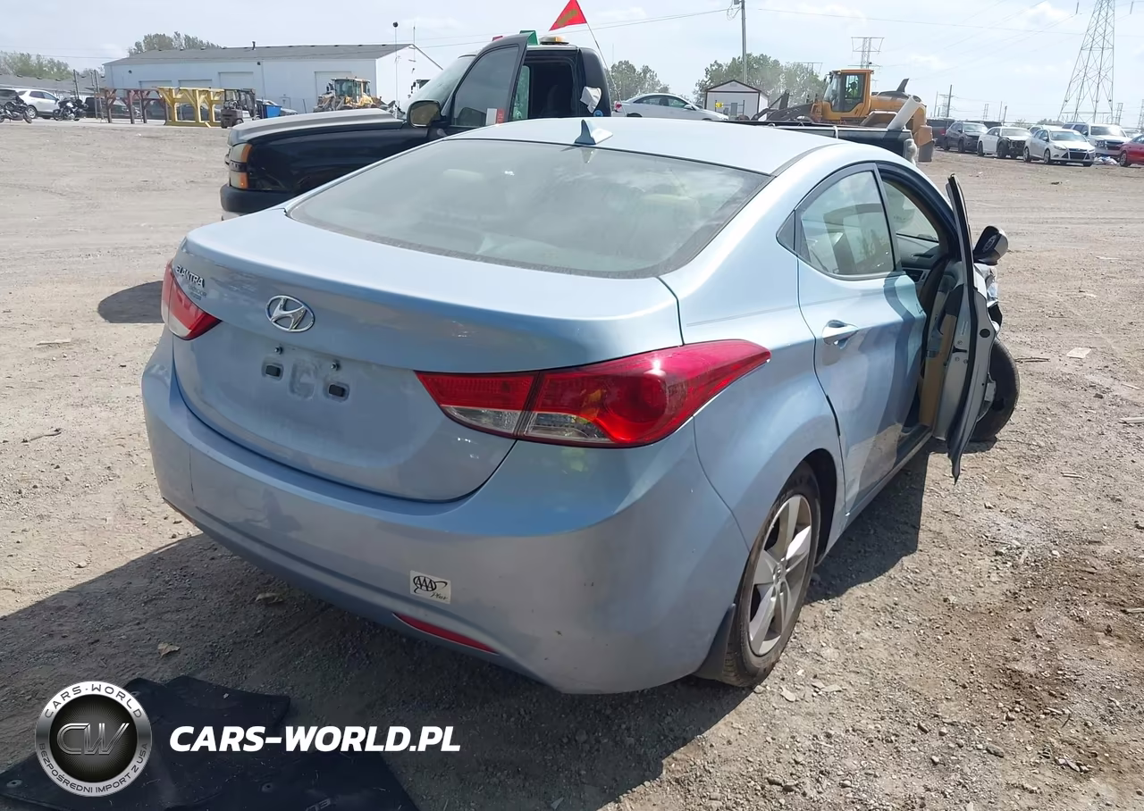 2012 Hyundai Elantra Gls (Ulsan Plant) VIN:KMHDH4AE6CU388629 - 4