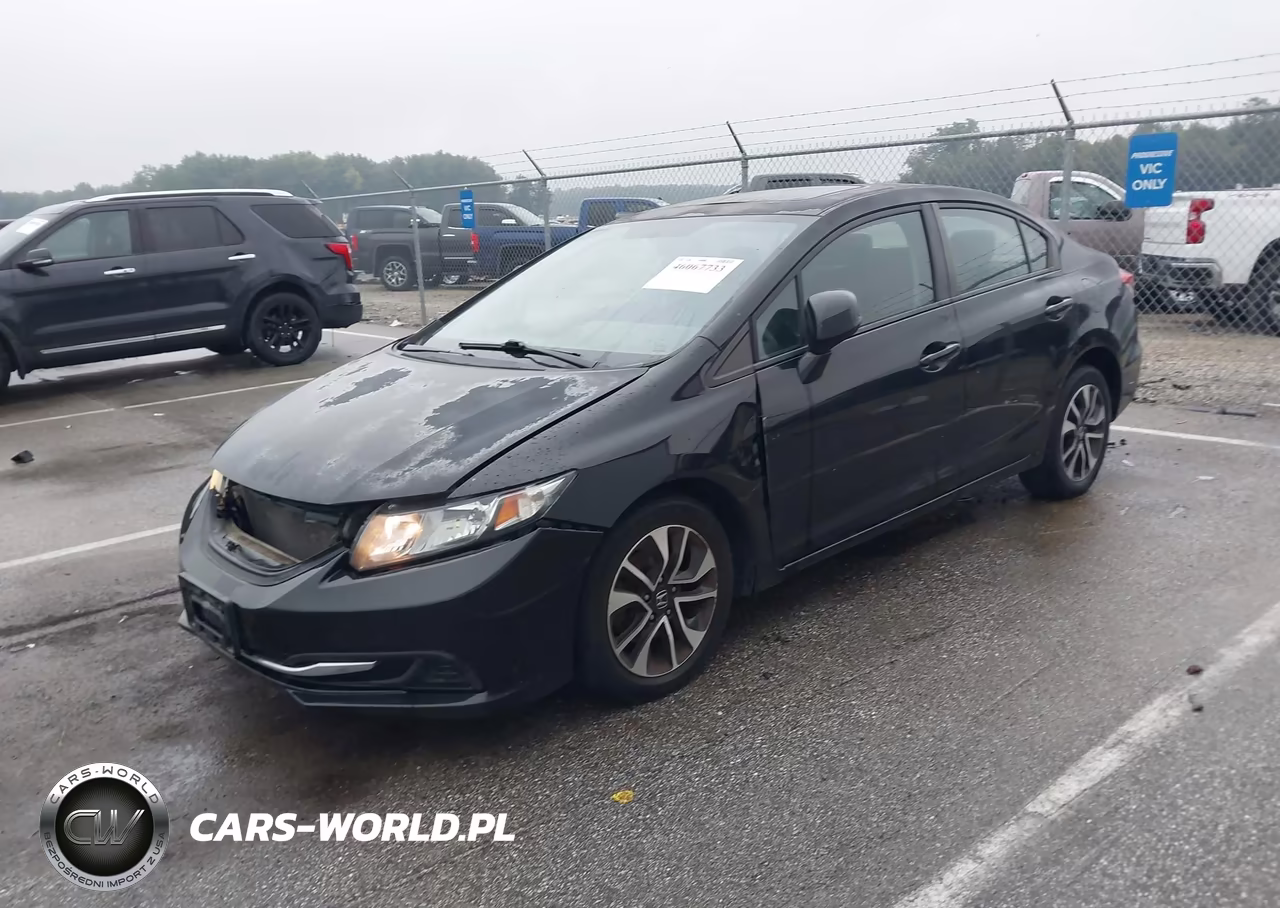 2013 Honda Civic Ex VIN:2HGFB2F85DH517486 - 2