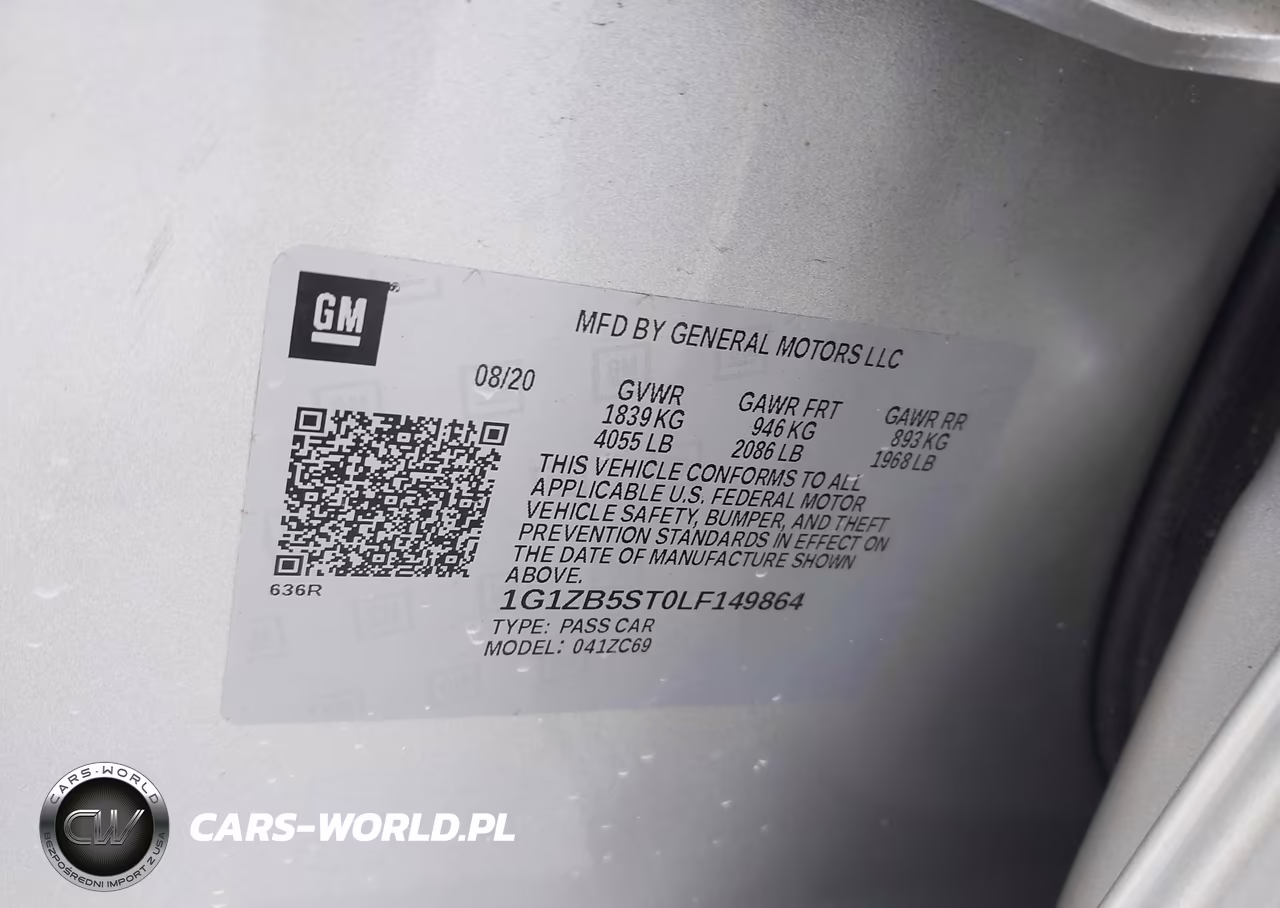 2020 Chevrolet Malibu Fwd Ls VIN:1G1ZB5ST0LF149864 - 9
