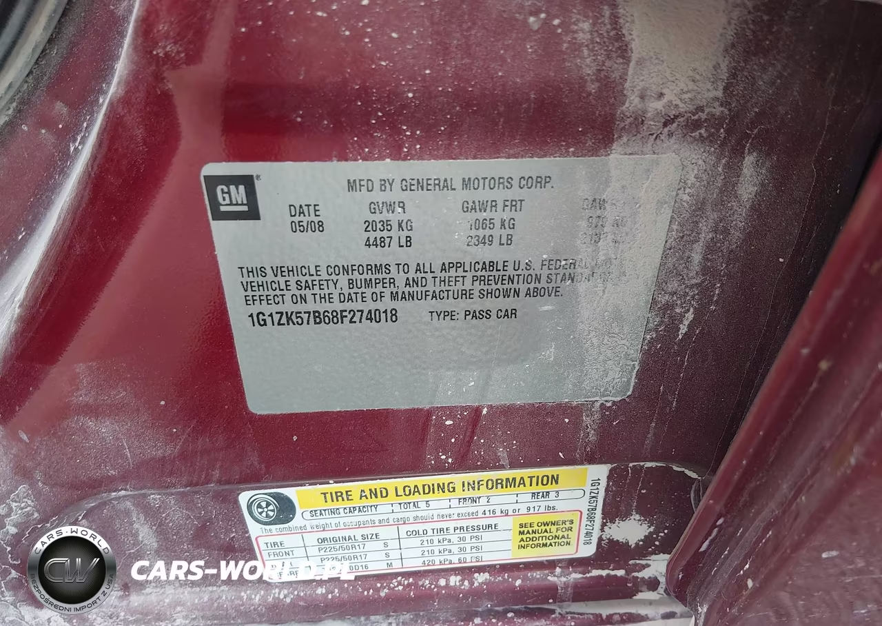 2008 Chevrolet Malibu Ltz VIN:1G1ZK57B68F274018 - 9