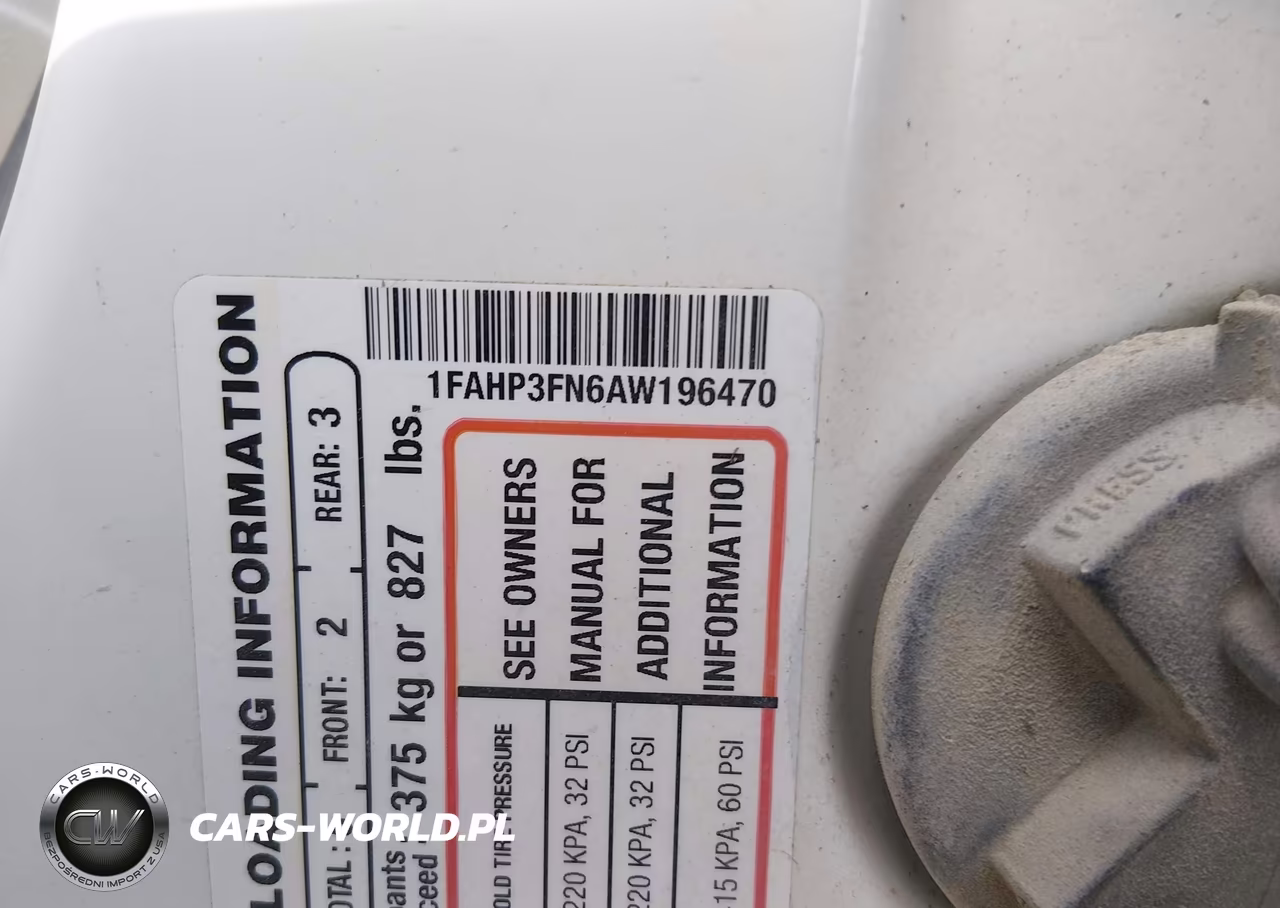 2010 Ford Focus Se VIN:1FAHP3FN6AW196470 - 9